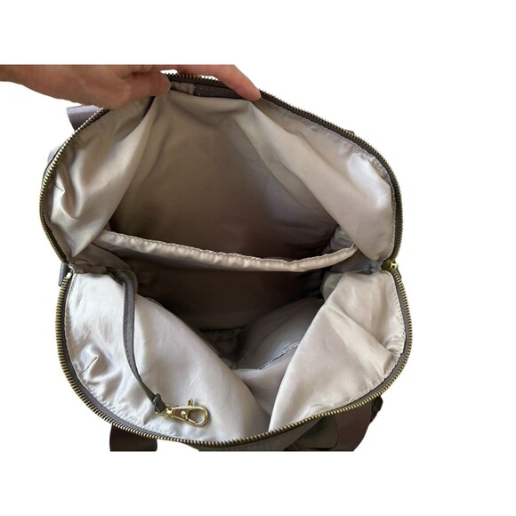 Kipling Camryn Women's Brown Nylon Laptop Travel Weekender Crossbody Bag - Picture 13 of 13